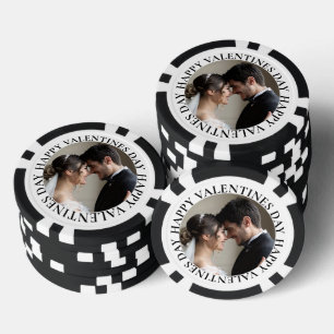 Einfaches Foto Valentinstag  Pokerchips