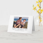 Einfaches Foto Vathers Day Karte (Gelbe Blume)