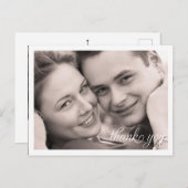 Einfaches Foto Vielen Dank Postkarte (Vorne/Hinten)