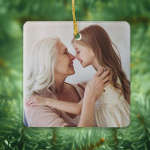 Einfaches Foto Winter Wasserfarben Roter Kardinal Keramikornament