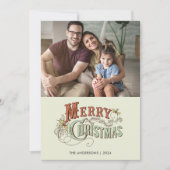 Einfaches Foto zu Weihnachten (Vorderseite)