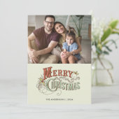 Einfaches Foto zu Weihnachten (Stehend Vorderseite)