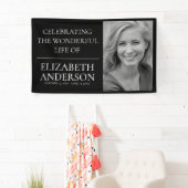 Einfaches Foto zur Beerdigung Banner (Insitu)