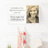 Einfaches Foto zur Beerdigung Banner (Insitu)