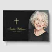 Einfaches Foto zur Gedenkfeier Gästebuch (Vorderseite)