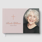 Einfaches Foto zur Gedenkfeier Gästebuch (Vorderseite)