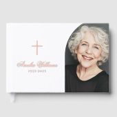 Einfaches Foto zur Gedenkfeier Gästebuch (Vorderseite)