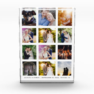 Einfaches Fotocollagen-Andenken mit 12 Fotos