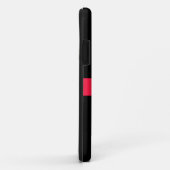 Einfaches FREUDE Rosa-Schwarzes Case-Mate iPhone Hülle (Hinten/Rechts)