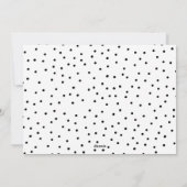 Einfaches Freudenurlaub nach Maß Foto Feiertagskarte (Rückseite)