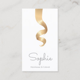 Einfaches Friseur Salon Friseursalon Visitenkarte