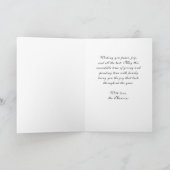 Einfaches Frohe Weihnachten Script Vollfoto (Innenseite)