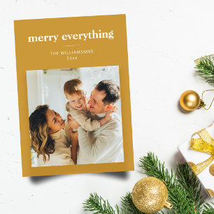 Einfaches Frohes Alles Weihnachten Foto Gelb
