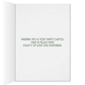 Einfaches Frühjahr Blossom Custom Foto Happy Oaste (Innen (Rechts))