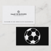 einfaches Fußball Visitenkarte (Vorne/Hinten)