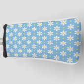Einfaches Gänseblümchen-Blumenmuster Golf Headcover (Vorderseite)