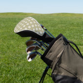 Einfaches Gänseblümchen-Blumenmuster Golf Headcover (In SItu)