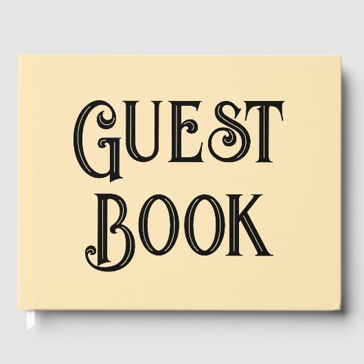 einfaches Gästebuch (Vorderseite)
