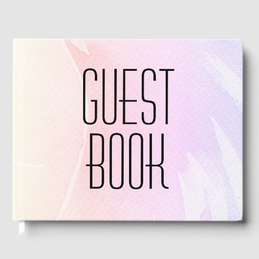 einfaches Gästebuch (Vorderseite)