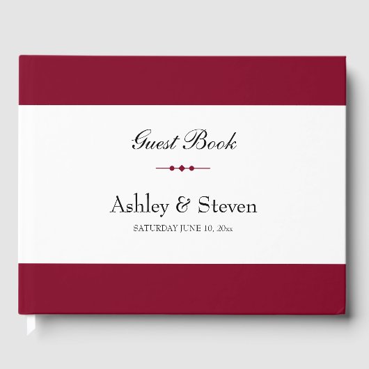 Einfaches Gästebuch (Vorderseite)