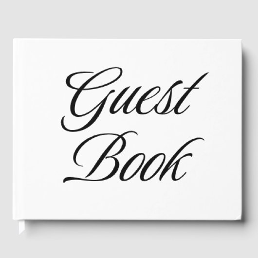 einfaches Gästebuch (Vorderseite)