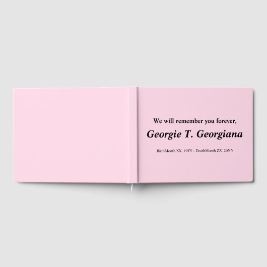 Einfaches Gästebuch (Voll)