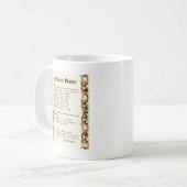 einfaches Gebet durch St Francis von Assisi Kaffeetasse (Vorderseite Links)
