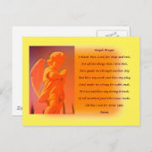 Einfaches Gebet Postkarte (Vorne/Hinten)