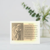 Einfaches Gebet Postkarte (Stehend Vorderseite)