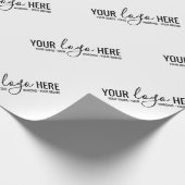 Einfaches gebrandetes Logo Geschäftsverpackung Unt Geschenkpapier (Ecke)