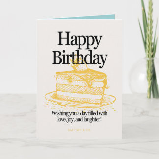 Einfaches Geburtstagskartengeschenk für ihn oder s Karte