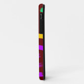 einfaches, gelbblaues Wasserfarbenlogo Case-Mate iPhone Hülle (Hinten/Links)