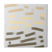 einfaches, gelbblaues Wasserfarbenlogo Fliese (Vorderseite)