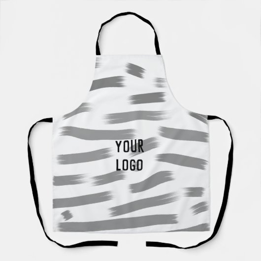 einfaches, gelbblaues Wasserfarbenlogo Schürze (Vorderseite)