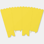 Einfaches gelbes Popcorn Geschenkschachtel (Ungeklappt)