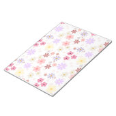 Einfaches Gemustertes Notizblock mit Floral (angewinkelt)