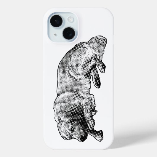Einfaches gemustertes Ruhebild, auch wenn das Lebe Case-Mate iPhone Hülle (Rückseite)