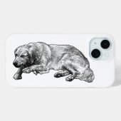 Einfaches gemustertes Ruhebild, auch wenn das Lebe Case-Mate iPhone Hülle (Rückseite (Horizontal))