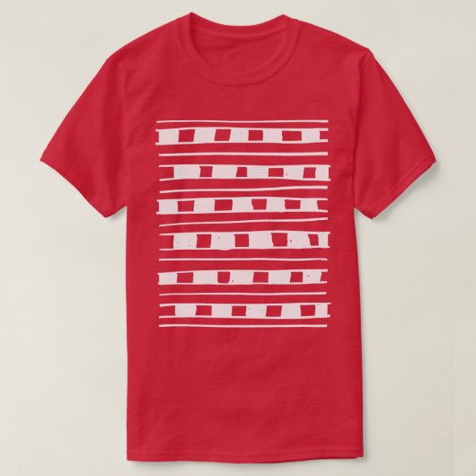 Einfaches geometrisches Design T-Shirt (Design vorne)