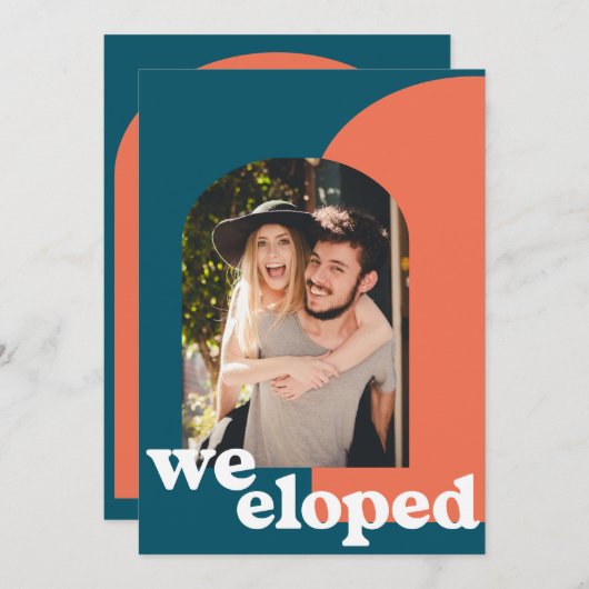 Einfaches geometrisches Foto für Retro Aquamarin W Ankündigung (Vorne/Hinten)