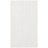Einfaches geometrisches Gitter beige weiß neutral Tischdecke (Vorderseite)