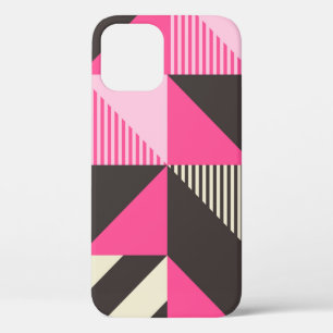 Einfaches geometrisches Kunstwerk mit bearbeitbare Case-Mate iPhone Hülle