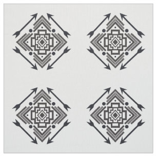 Einfaches geometrisches Muster amerikanischer Pfei Stoff