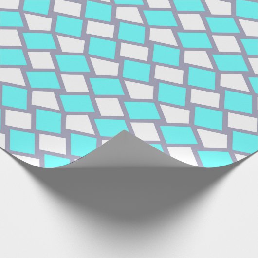 Einfaches geometrisches Muster Geschenkpapier (Ecke)