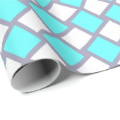 Einfaches geometrisches Muster Geschenkpapier (Rolleneckpunkt)