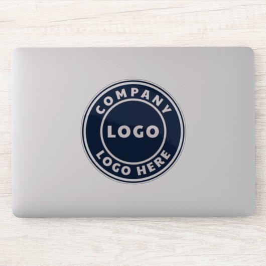 Einfaches Geschäft Logo Firmenmitarbeiter Laptop Aufkleber (Computer)