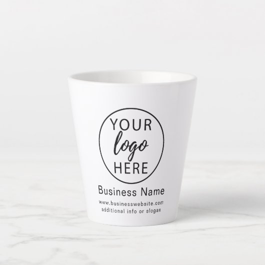 Einfaches Geschäft-Logo Milchtasse (Vorderseite)