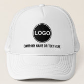(Einfaches Geschäft-Logo mit Text) Werbemittel Truckerkappe (Vorderseite)