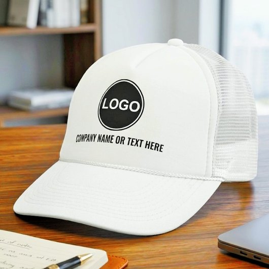 (Einfaches Geschäft-Logo mit Text) Werbemittel Truckerkappe
