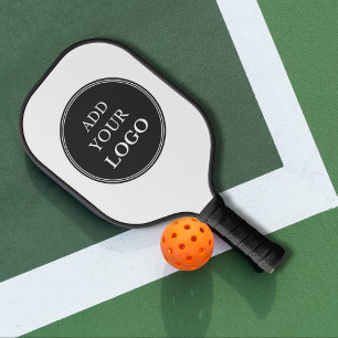 Einfaches Geschäftslogo in beliebiger Form Pickleball Schläger
